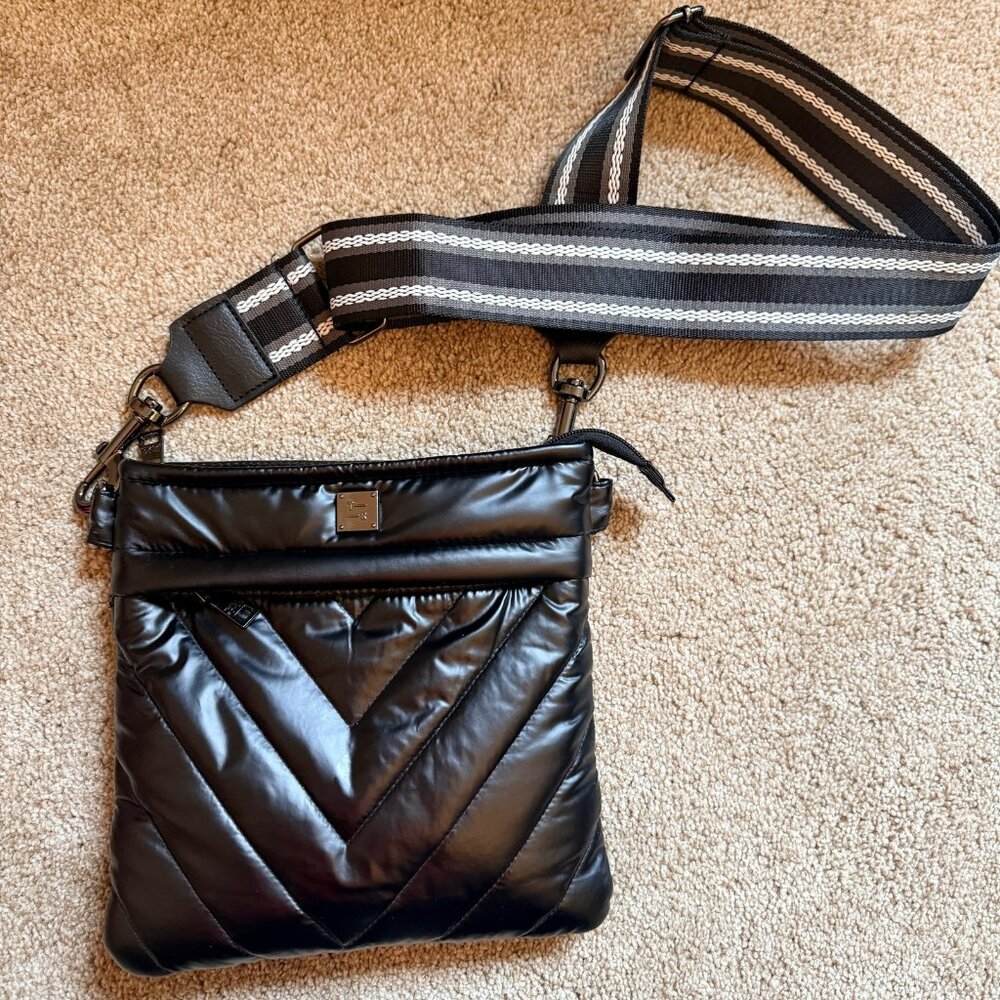 Think Royln Sidewalk crossbody in Pearl Black
